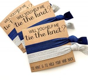 hair tie for bridesmaid