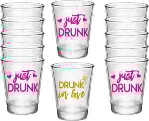 bridesmaid shot glass