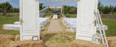 rustic wedding doors