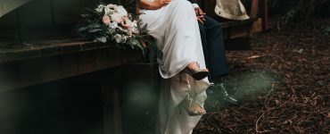 the scene from a country wedding