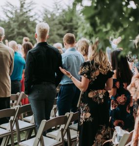 outdoor wedding attire