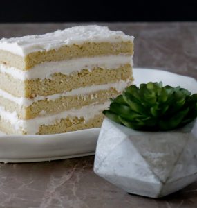 naked wedding cake