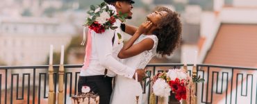 Couple Dancing on Rooftop