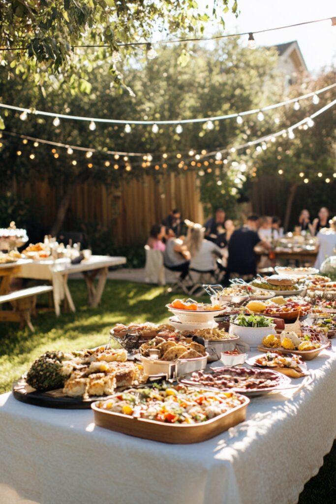 How to Throw a Backyard Engagement Party Ideas - Yeah Weddings