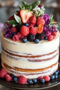 Gorgeous Naked Wedding Cake Ideas For Your Wedding - Yeah Weddings