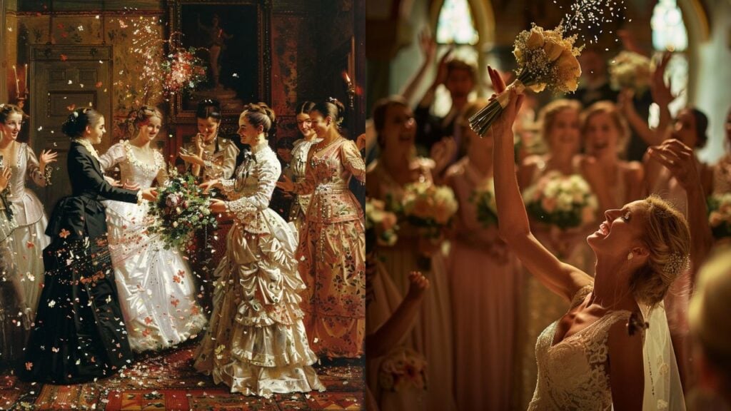 bouquet toss 