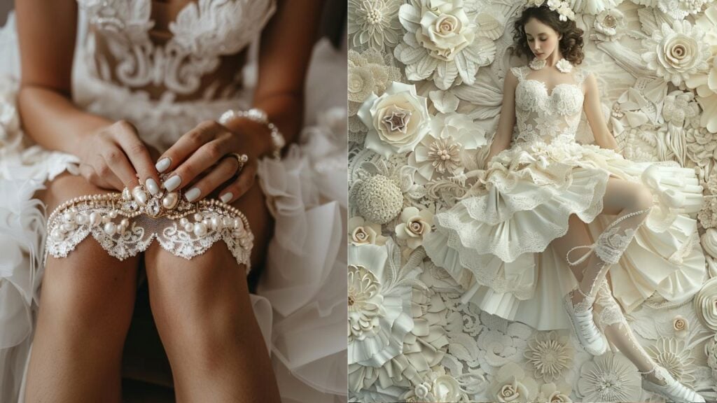 use a second garter for tossing