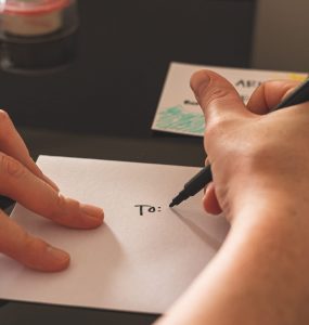 writing save the dates
