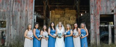 rustic bridesmaids
