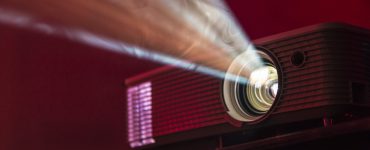 projector for a wedding slideshow