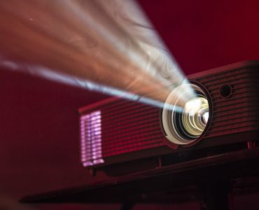 projector for a wedding slideshow
