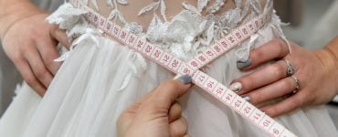 wedding dress too small