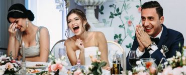 bride laughing