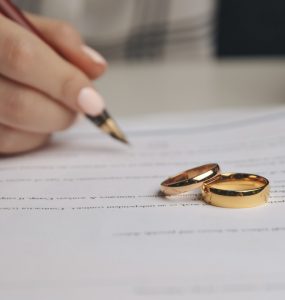 change name paperwork and rings