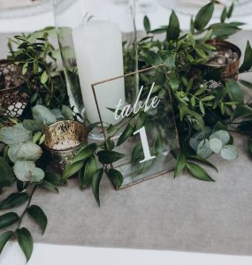 wedding table numbers