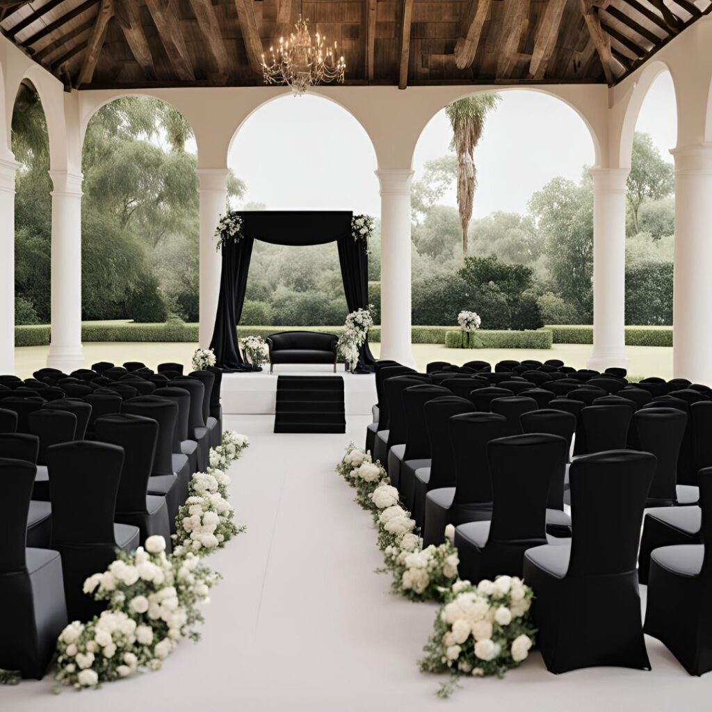 28 Ideas for an All Black Wedding Theme - Yeah Weddings