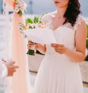 bridal wedding vows