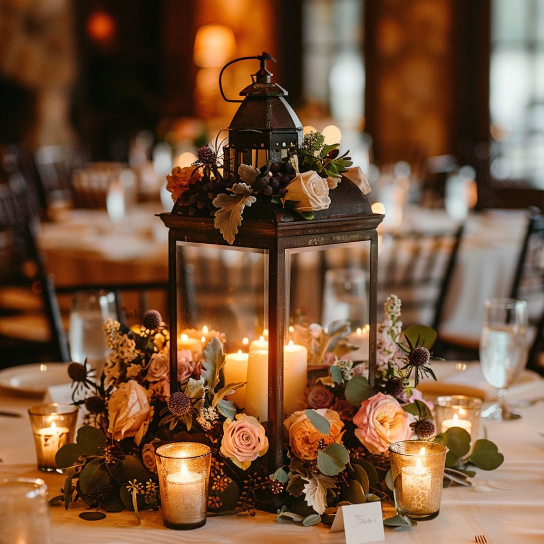 24 Creative Lantern Centerpiece Ideas for Your Wedding - Yeah Weddings