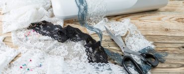 sewing lace