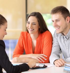 couple meeting lawyer
