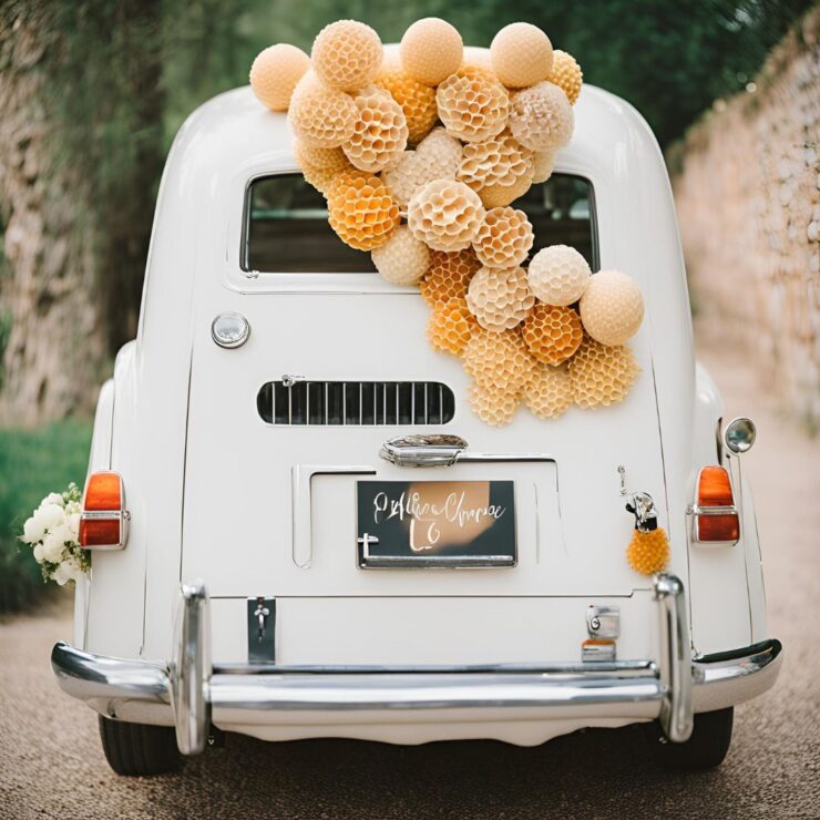 21 Unforgettable Wedding Getaway Car Decorations - Yeah Weddings