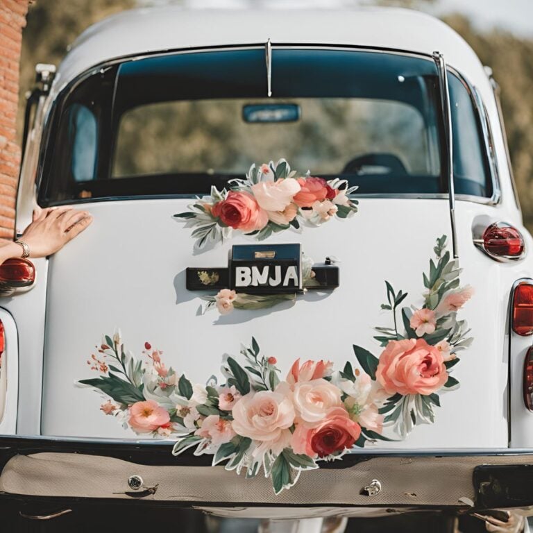 21 Unforgettable Wedding Getaway Car Decorations - Yeah Weddings