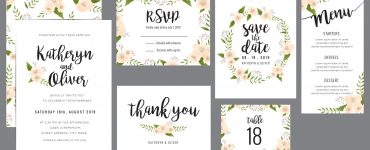 wedding stationery templates