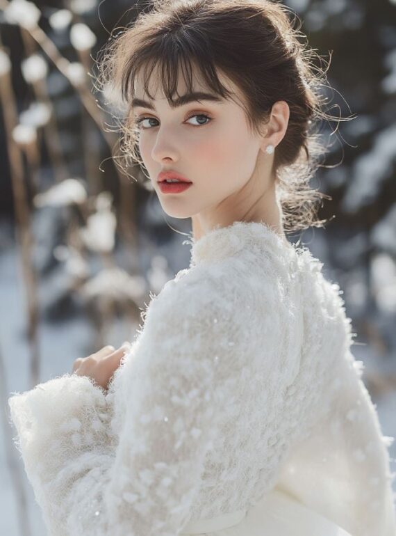 20 Magical Winter Wedding Dresses You’ll Love - Yeah Weddings