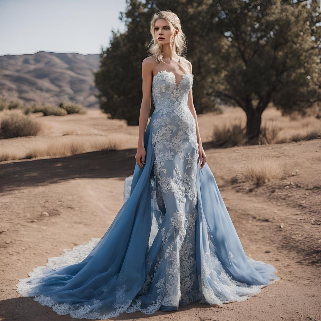 Unique Blue Wedding Dresses for 2026 - Yeah Weddings