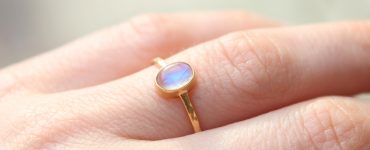 moonstone engagement ring