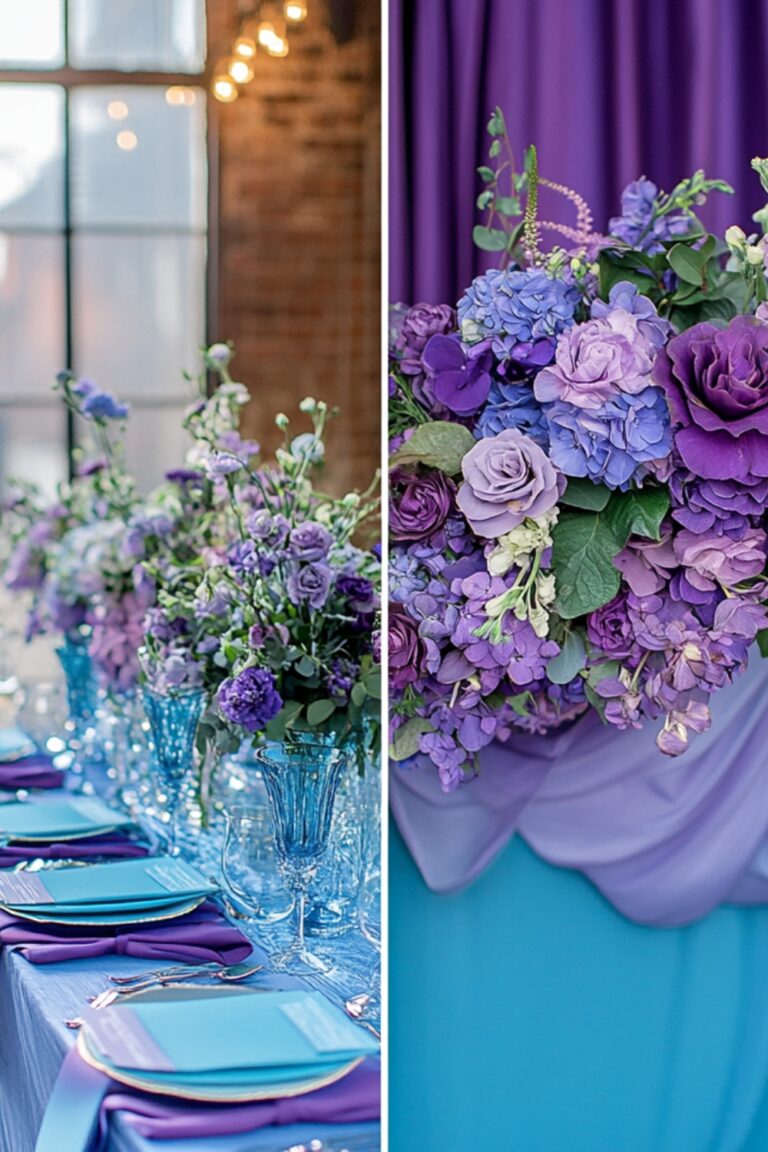 20 Purple and Blue Wedding Ideas - Yeah Weddings