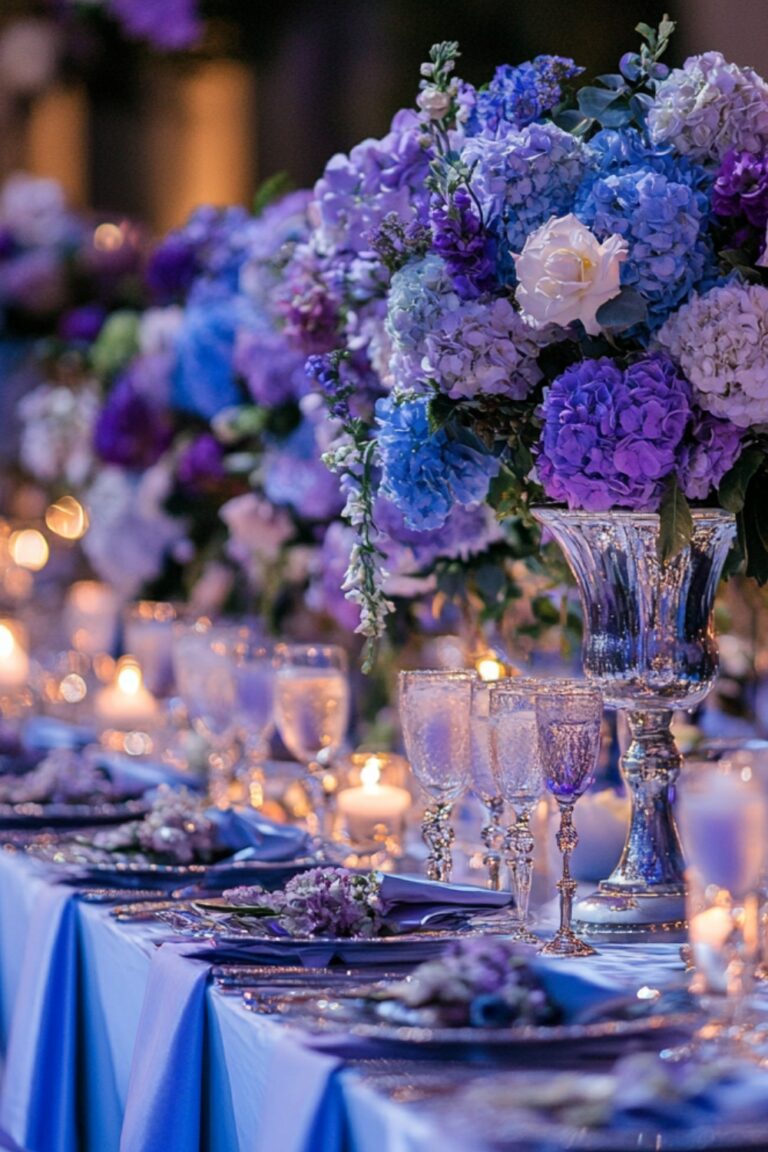 20 Purple and Blue Wedding Ideas - Yeah Weddings