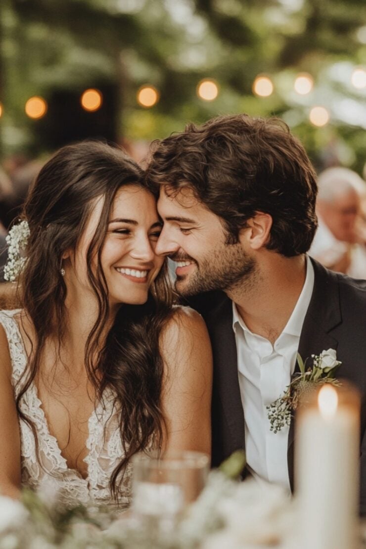 A joyful gathering of loved ones at an intimate, budget-friendly at-home wedding, filled with personal touches and heartfelt moments.