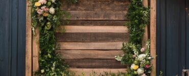garden wedding backdrops, from rustic wooden frames to lush green walls, each designed to elevate and personalize your wedding ceremony, making it a memorable and special experience.