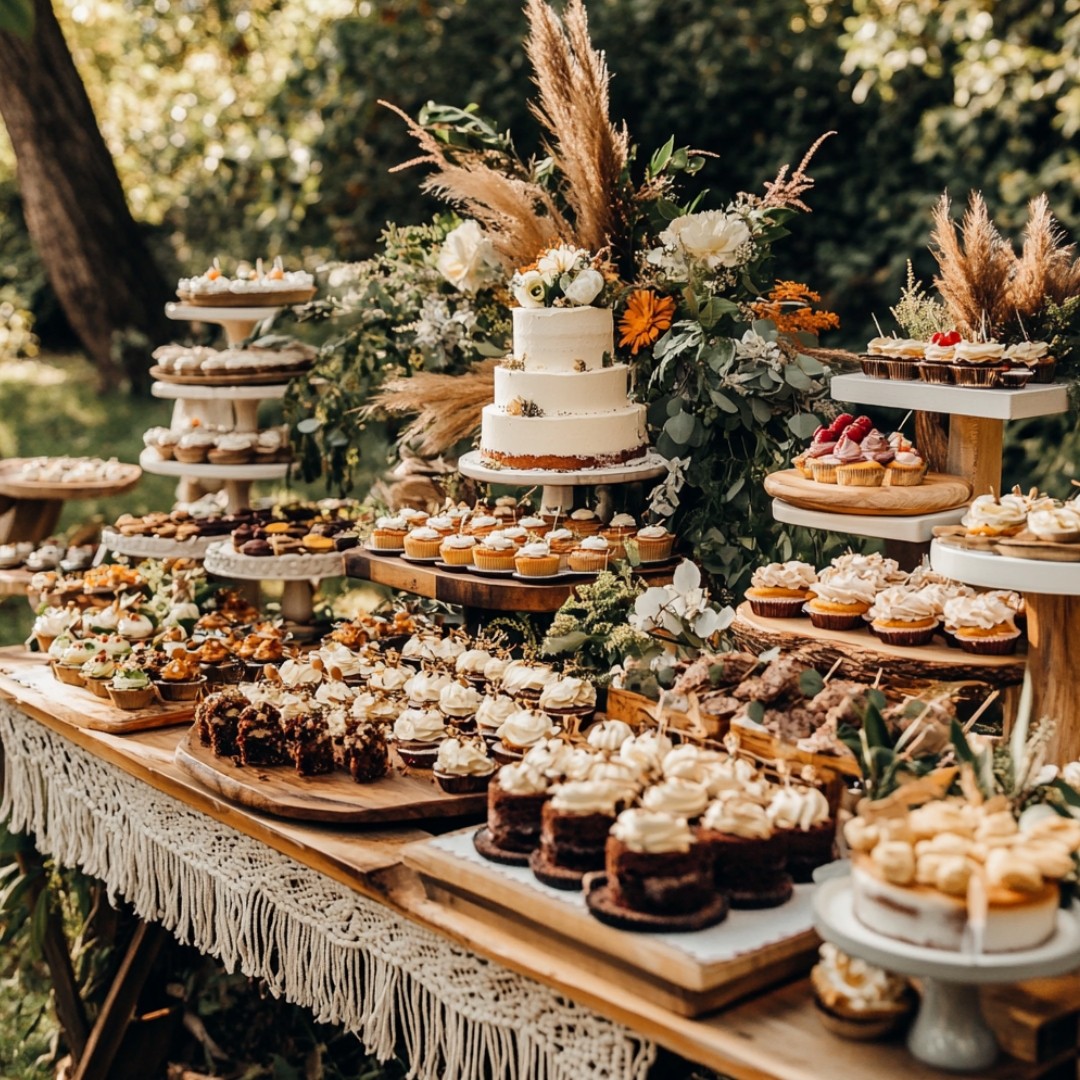 Boho Wedding Dessert Tables : Tips for a Stunning Setup - Yeah Weddings