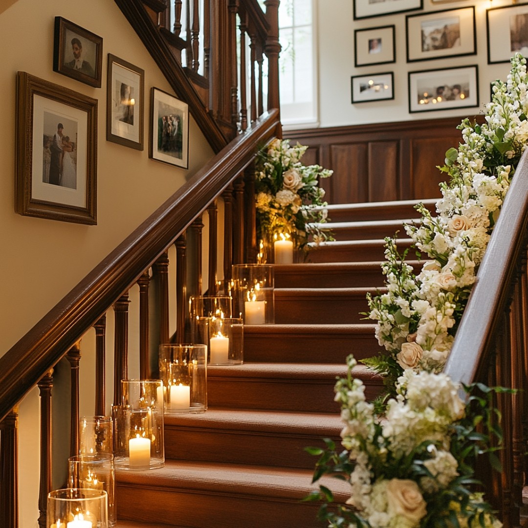 Elegant Staircase Wedding Decor Ideas: Tips for a Stunning Entrance—Get ...
