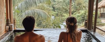 Couple cherishing their staycation moments together, creating new experiences and strengthening their bond in a unique retreat setting.