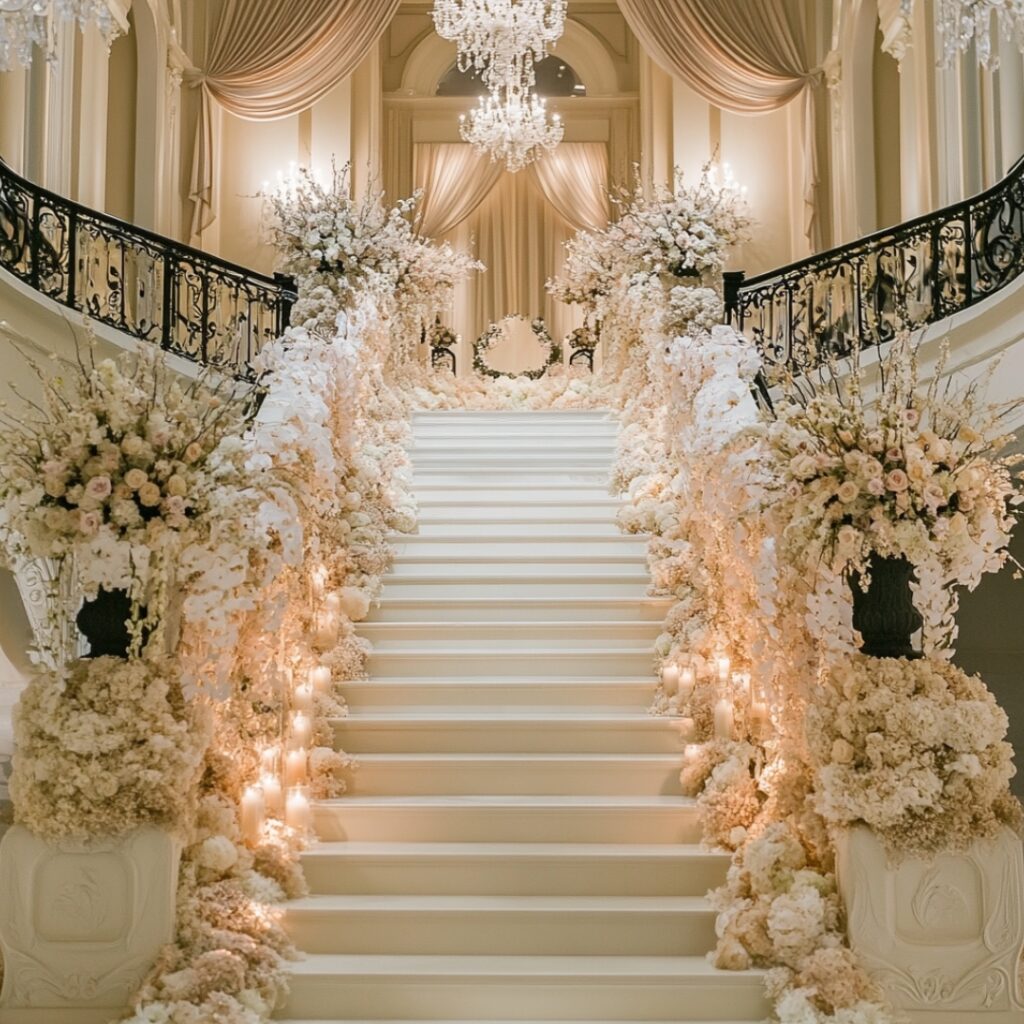 Elegant Staircase Wedding Decor Ideas: Tips for a Stunning Entrance—Get ...
