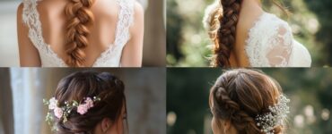 A wedding braid hairstyle that enhances your bridal look, combining elegance and personal style for your big day.