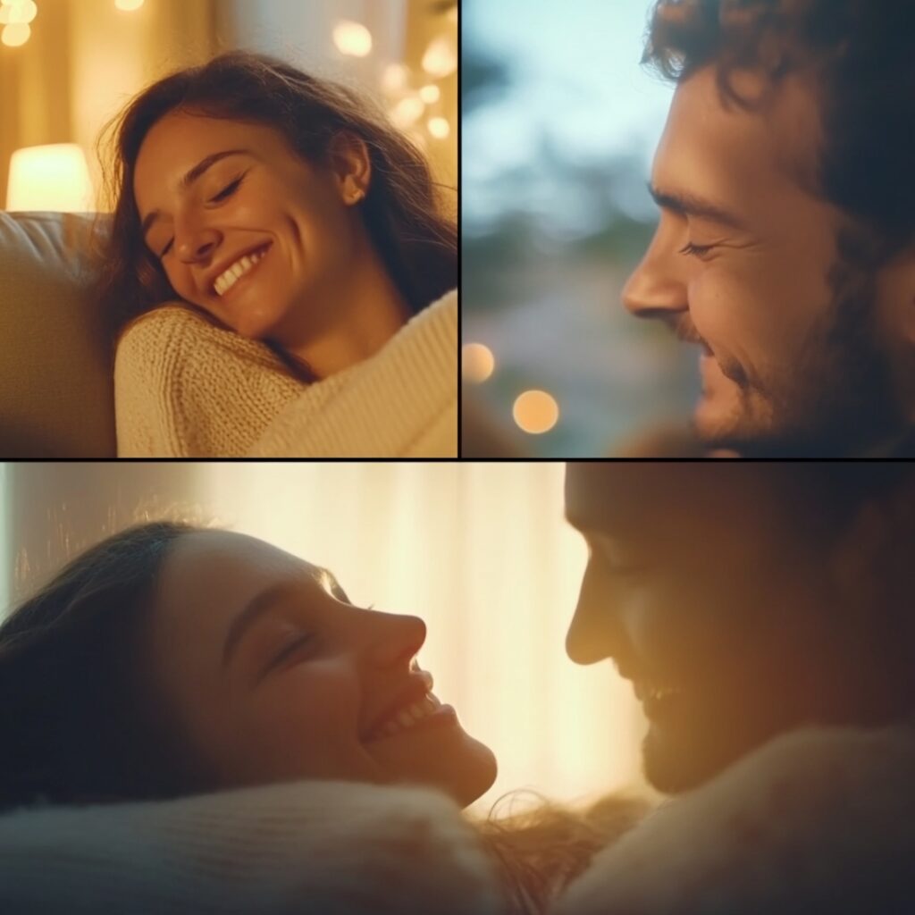 Screenshot of a video compilation featuring heartfelt messages from loved ones, bringing joy and connection.