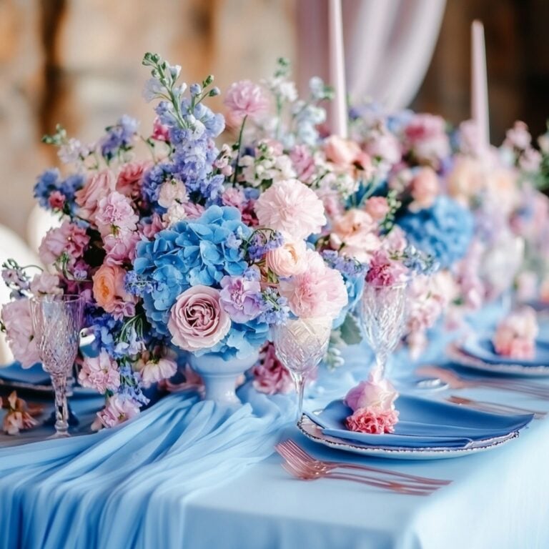 Charming Blue and Pink Wedding Colors: Tips for a Dreamy Theme Yeah