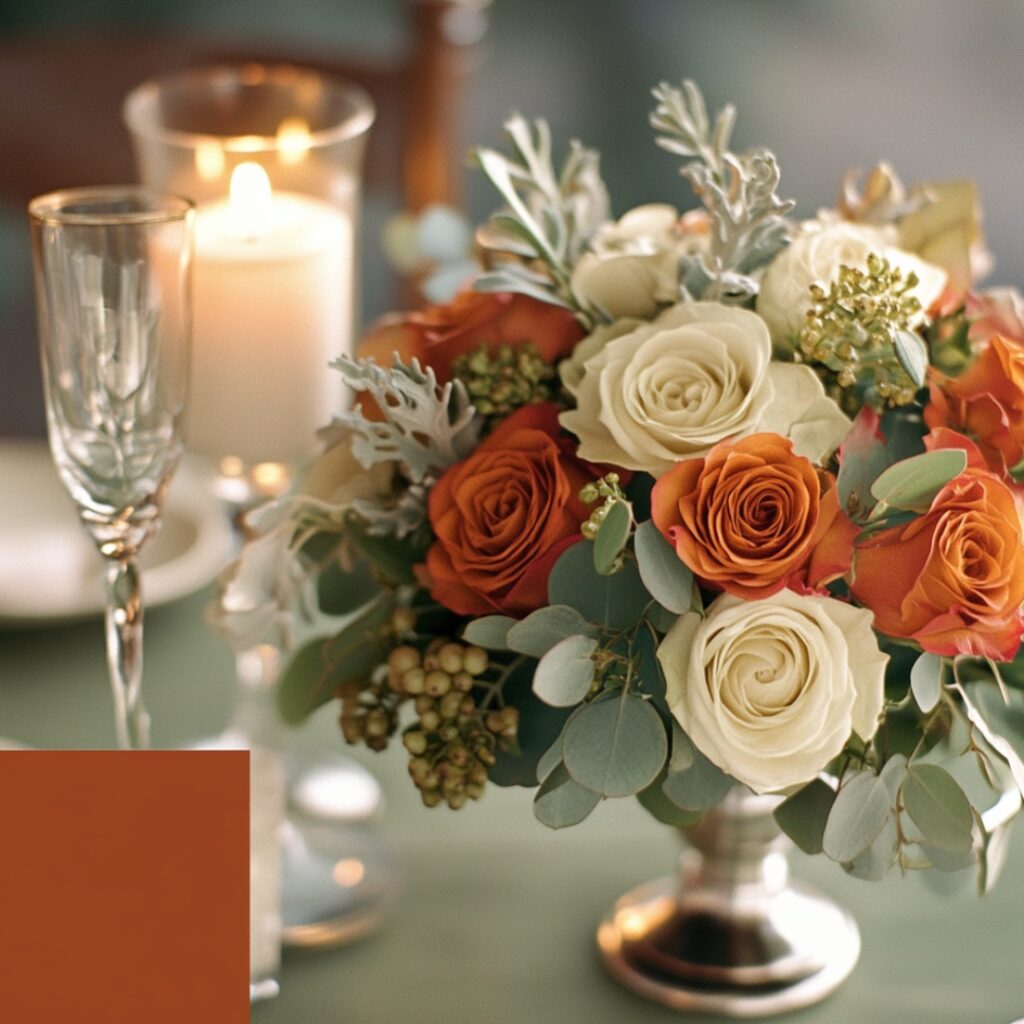 Burnt Orange and Sage Green Wedding Colors: Tips for a Stunning Palette – Discover Ideas - Yeah ...