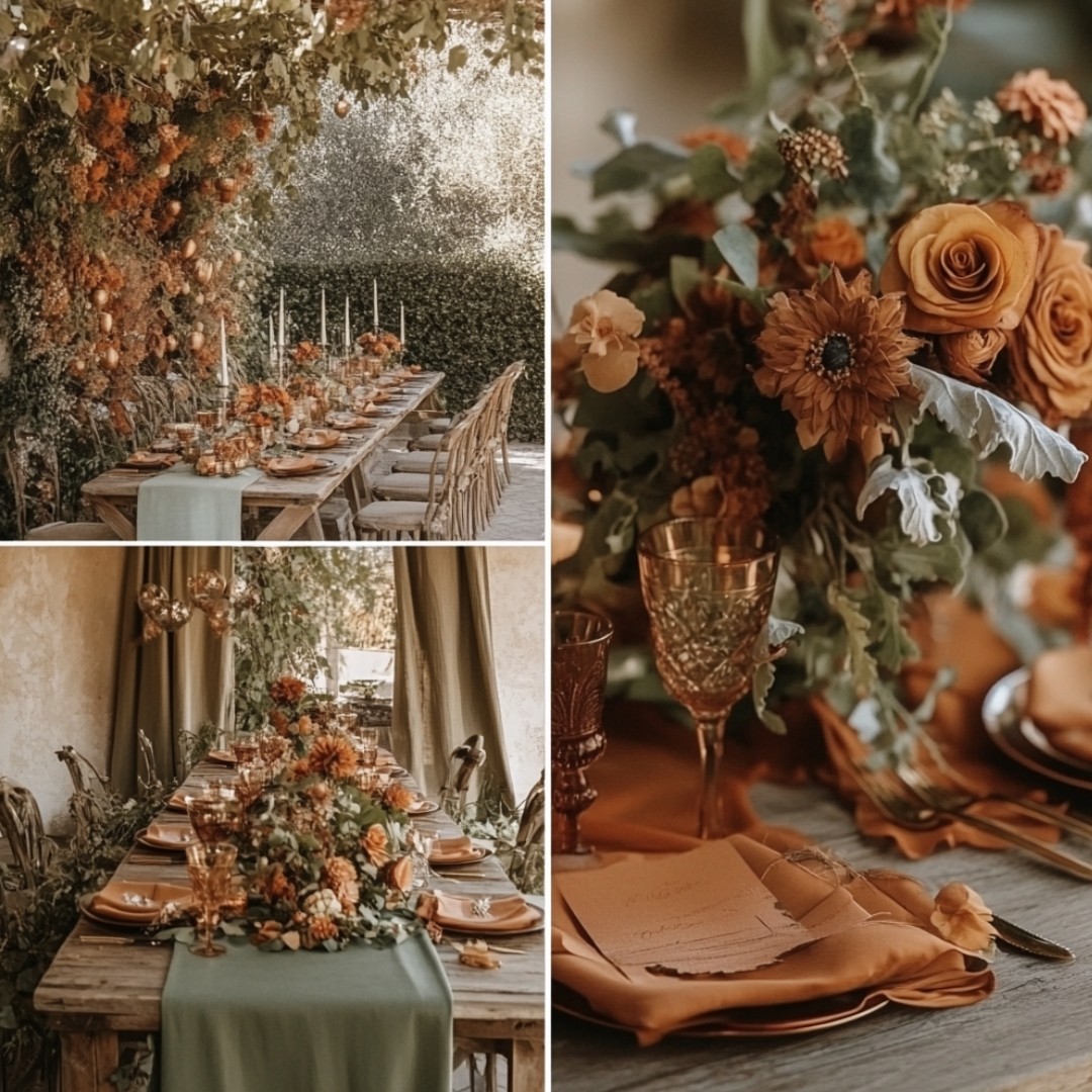 Burnt Orange and Sage Green Wedding Colors: Tips for a Stunning Palette ...