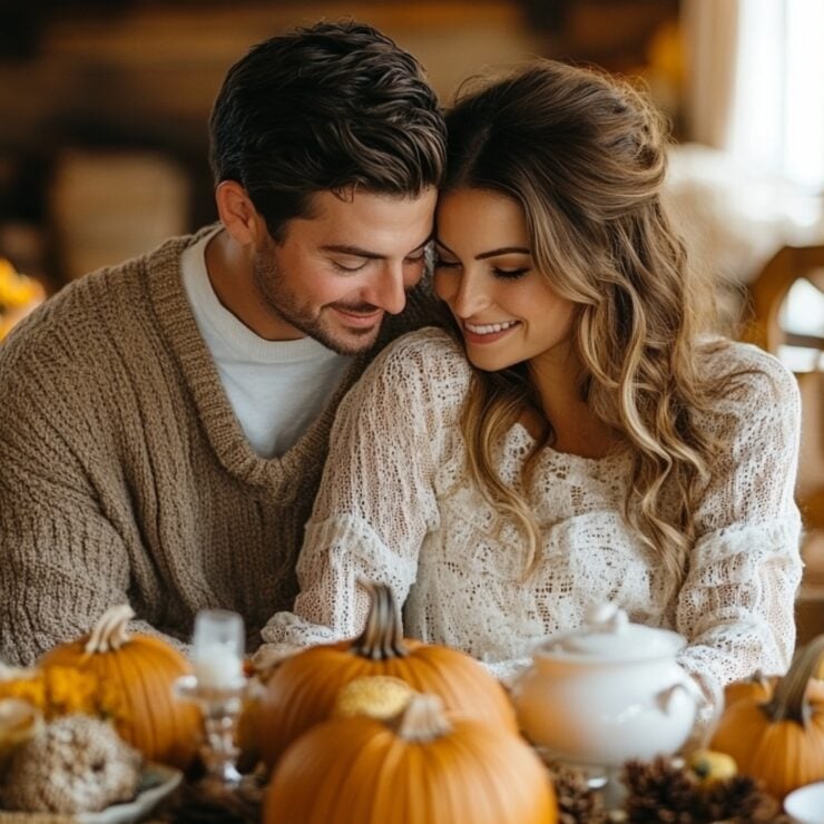 A cozy, autumn-inspired engagement celebration featuring personalized touches like pumpkin patch fun, elegant tea parties, and seasonal decor for lasting memories.