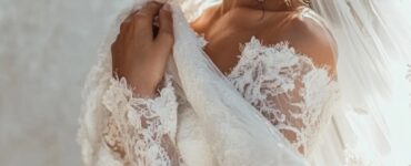 lace wedding dresses showcasing various styles like Chantilly, Guipure, and laser-cut, highlighting the timeless elegance and versatility of lace for any bridal look.