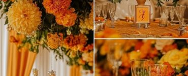 Celebratory conclusion highlighting marigold and orange as vibrant wedding colors, emphasizing creativity in decor, attire, and the joyful ambiance they create.