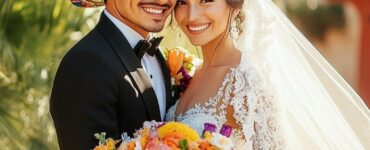 A joyful Mexican-inspired rancho wedding featuring mariachi music, authentic cuisine, and cultural customs, blending rustic charm and vibrant traditions for a memorable celebration.
