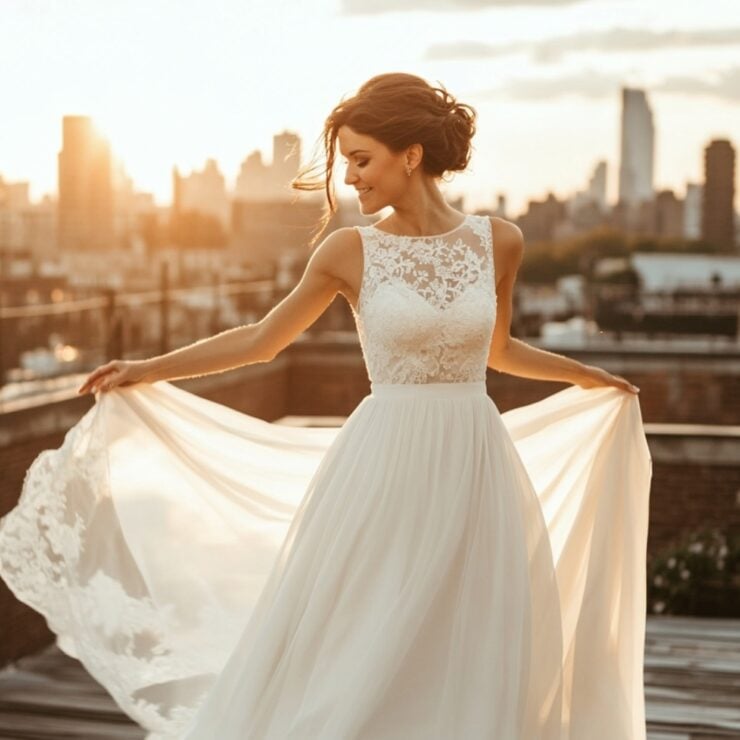 Conclusion highlighting the importance of choosing the right dress for a rooftop wedding, emphasizing style, comfort, and individual expression.