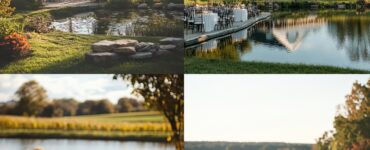 A serene September wedding venue, whether a tranquil lakefront or a vibrant vineyard, blends natural beauty and ideal weather to create a memorable and romantic celebration.