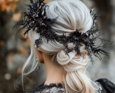 A reflective and inspiring note on selecting the perfect Halloween wedding hairstyle, emphasizing individuality and elegance while celebrating the enchanting spirit of the season.